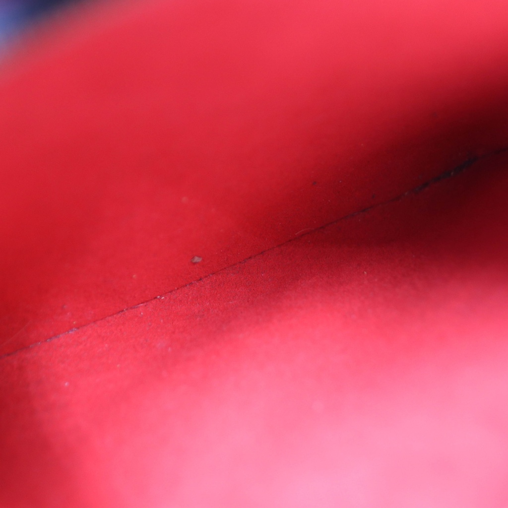 Louis Vuitton Empreinte Double Zip Pochette Marine Rouge