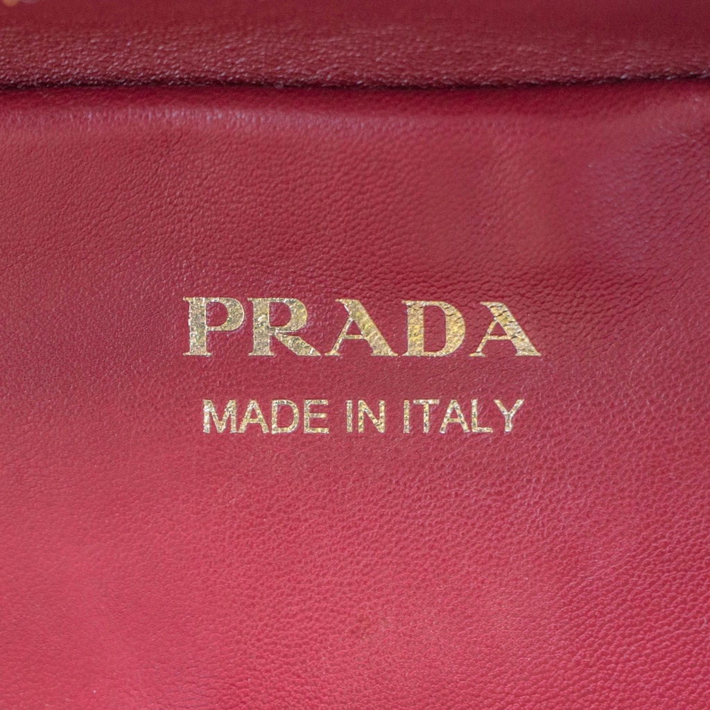 Prada Odette Leather Mini-Bag Black