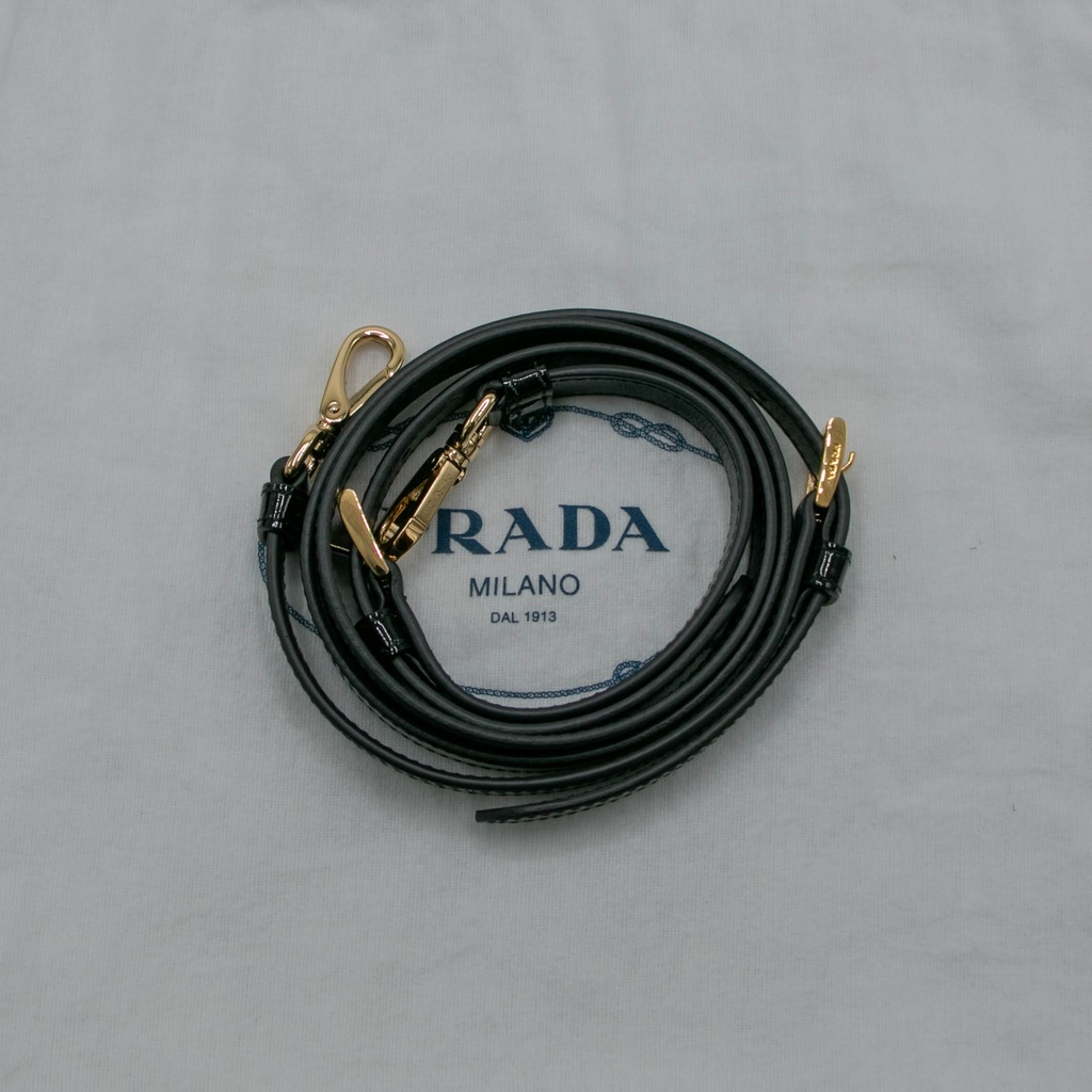 Prada Odette Leather Mini-Bag Black