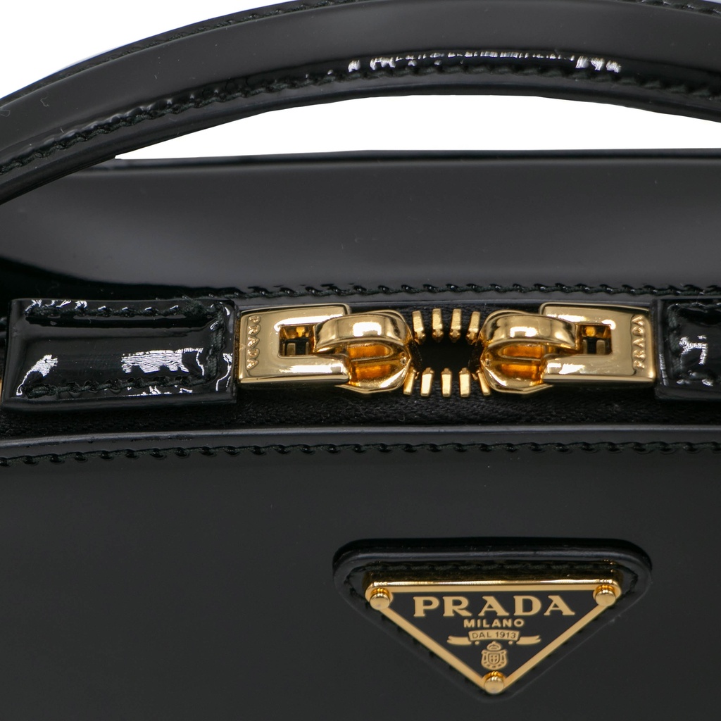 Prada Odette Leather Mini-Bag Black