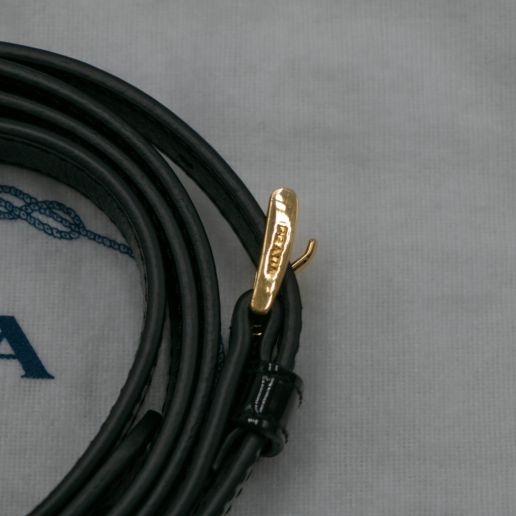 Prada Odette Leather Mini-Bag Black