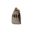 Christian Dior Caro Denim Chain Shoulder Bag White