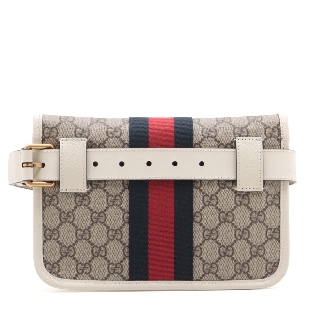 Gucci GG Supreme Monogram Web Small Ophidia Belt Bag 100 40 