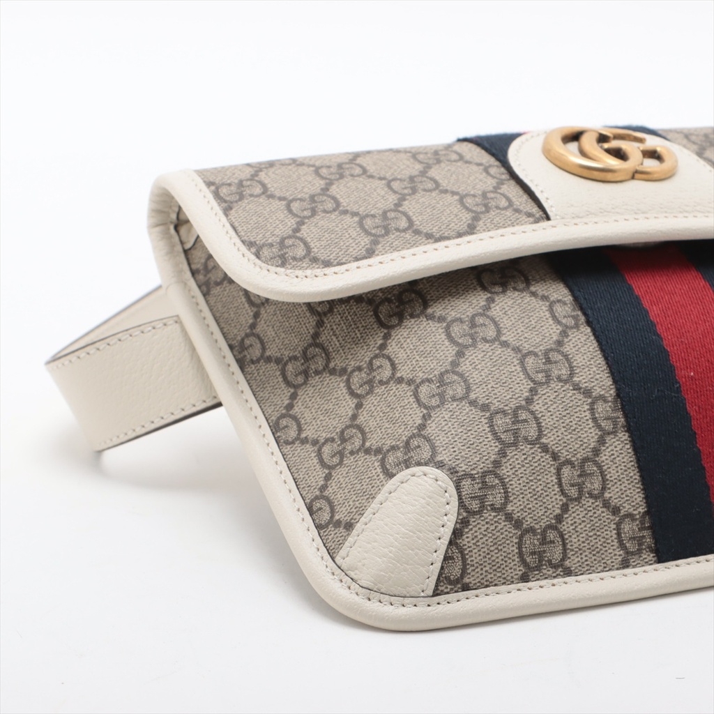 Gucci GG Supreme Monogram Web Small Ophidia Belt Bag 100 40 