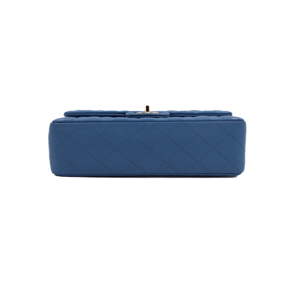 Chanel Classic Caviar Small Bag Blue