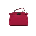Fendi Fuchsia Leather Micro Peekaboo Crossbody Bag