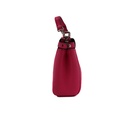 Fendi Fuchsia Leather Micro Peekaboo Crossbody Bag
