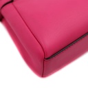 Fendi Fuchsia Leather Micro Peekaboo Crossbody Bag