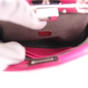 Fendi Fuchsia Leather Micro Peekaboo Crossbody Bag