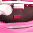 Fendi Fuchsia Leather Micro Peekaboo Crossbody Bag