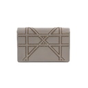 Christian Dior Studded Diorama Wallet On Chain