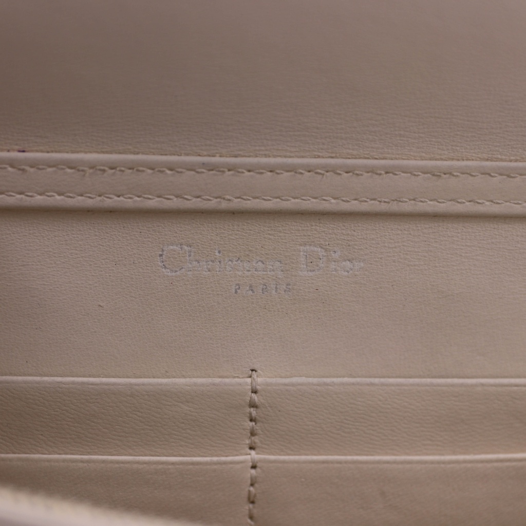 Christian Dior Studded Diorama Wallet On Chain