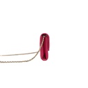 Christian Dior Cannage Leather Lady Dior Wallet On Chain Pink