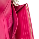 Christian Dior Cannage Leather Lady Dior Wallet On Chain Pink