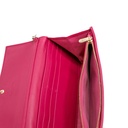 Christian Dior Cannage Leather Lady Dior Wallet On Chain Pink