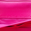 Christian Dior Cannage Leather Lady Dior Wallet On Chain Pink