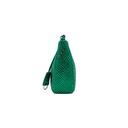 Prada Satin Crystal Re-Edition 2005 Green Shoulder Bag