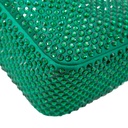 Prada Satin Crystal Re-Edition 2005 Green Shoulder Bag