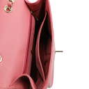 Chanel Calfskin Stitched Small Flap Bag Pink