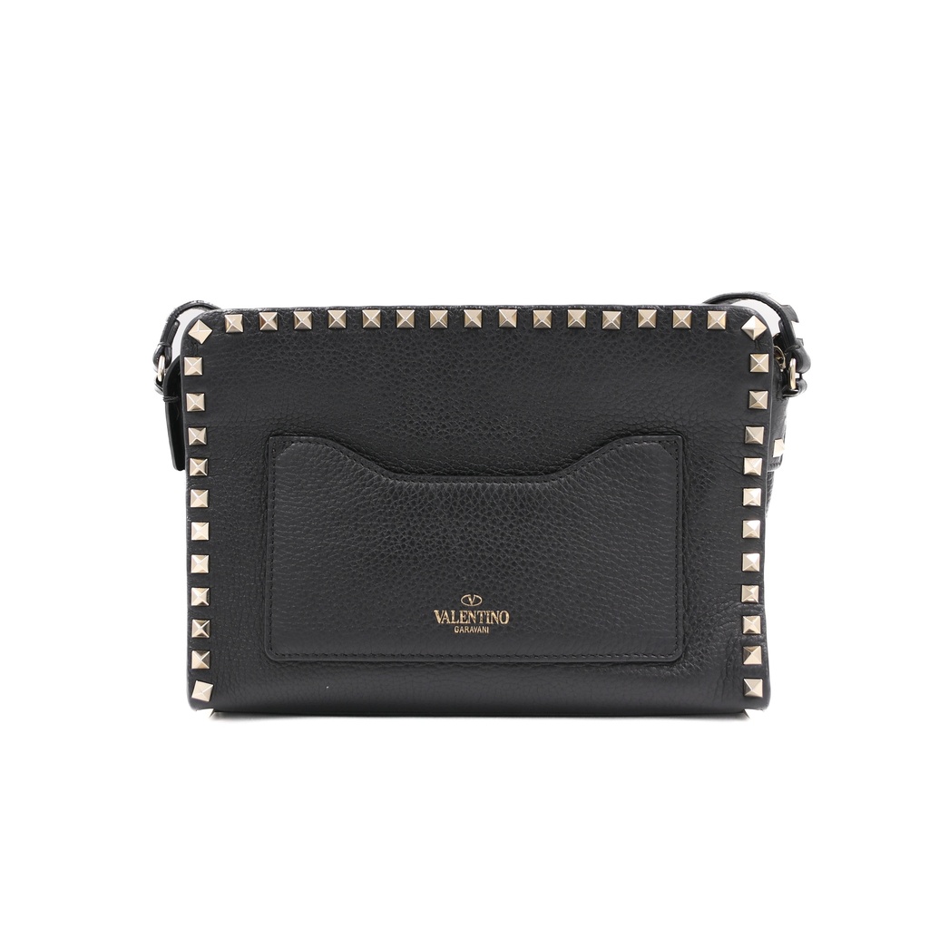 Valentino Small Rockstud Grainy Calfskin Crossbody Bag