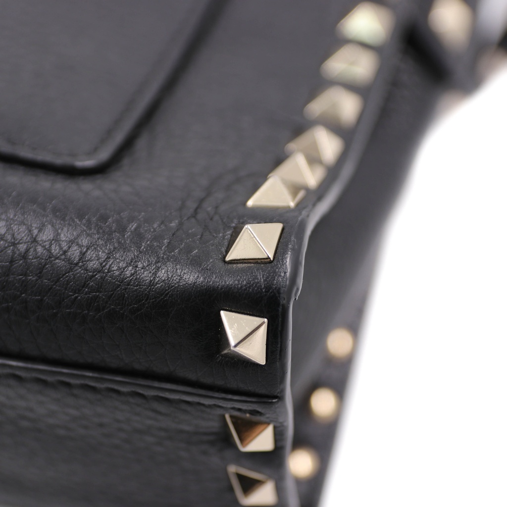 Valentino Small Rockstud Grainy Calfskin Crossbody Bag