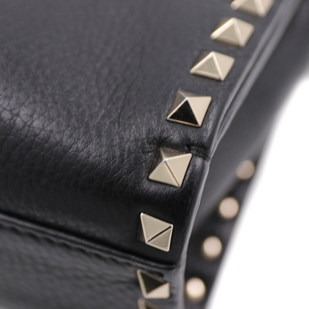 Valentino Small Rockstud Grainy Calfskin Crossbody Bag
