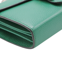 Gucci Calfskin Mini Dionysus Chain Wallet Green Emerald