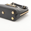 Gucci Calfskin Mini Horsebit 1955 Top Handle Bag Black 640716