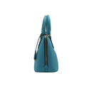 Prada Saffiano Lux Mini Promenade Tote Turchese