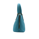 Prada Saffiano Lux Mini Promenade Tote Turchese