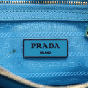 Prada Saffiano Lux Mini Promenade Tote Turchese