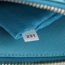 Prada Saffiano Lux Mini Promenade Tote Turchese