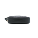 Gucci Calfskin Matelasse Small GG Marmont Chain Shoulder Bag Black 447632