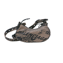 Balenciaga Le Cagole XS Canvas Shoulder Bag Black