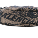 Balenciaga Le Cagole XS Canvas Shoulder Bag Black