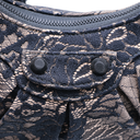 Balenciaga Le Cagole XS Canvas Shoulder Bag Black