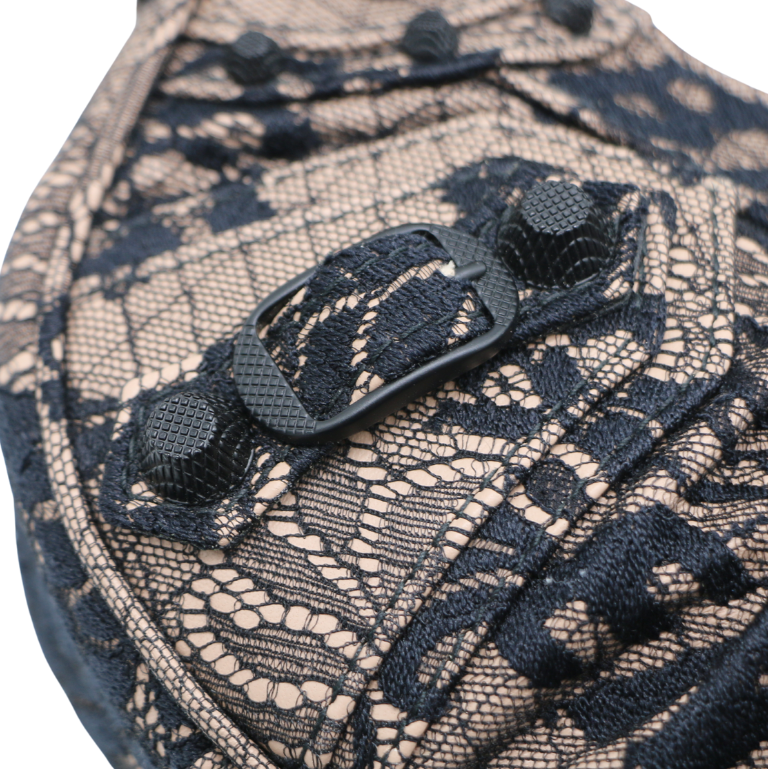 Balenciaga Le Cagole XS Canvas Shoulder Bag Black