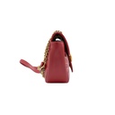 Gucci Calfskin Matelasse Small GG Marmont Shoulder Bag Red 443497
