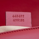 Gucci Calfskin Matelasse Small GG Marmont Shoulder Bag Red 443497