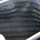 Prada Saffiano Lux Bi-Color Medium Tote Bluette Black