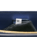Prada Saffiano Lux Bi-Color Medium Tote Bluette Black