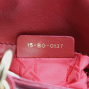 Christian Dior Lambskin Cannage Mini Lady Dior Red