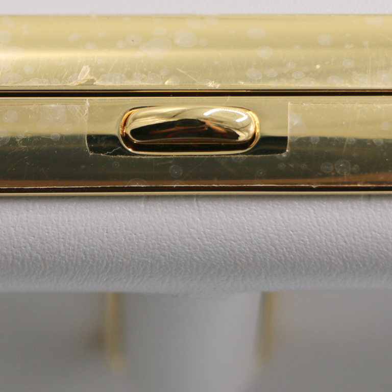 Fendi Shiny Nappa Small Fendi First Ghiaia