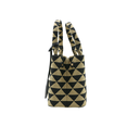Prada Symbole Embroidered Fabric Tote Bag 1BG462