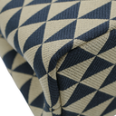 Prada Symbole Embroidered Fabric Tote Bag 1BG462