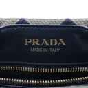 Prada Symbole Embroidered Fabric Tote Bag 1BG462