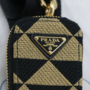 Prada Symbole Embroidered Fabric Tote Bag 1BG462