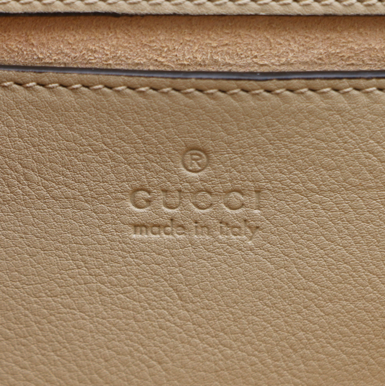 Gucci Supreme Beige Padlock Small Shoulder 735103 Bag