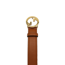 Gucci GG Logo Buckle Belt Brown In Size 70 28 734771
