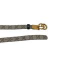 Gucci GG Marmont Reversible Thin Belt Black and Brown 659418 In Size 85 34